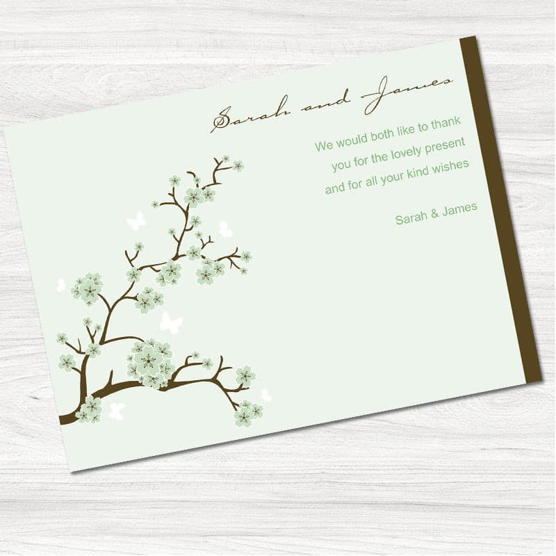 Blossom Thank You Card.