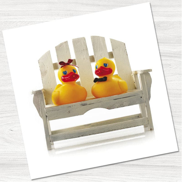 Wedding Quackers Thank You Card.