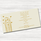 Summer Breeze Wedding Evening Invitation - Inside