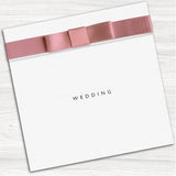 White Wedding Wedding Evening Invitation.