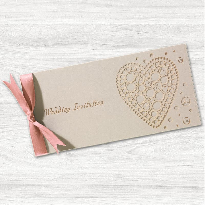 Charlotte Wedding Evening Invitation.