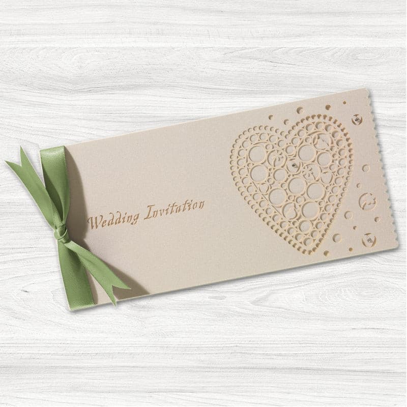 Charlotte Wedding Evening Invitation.
