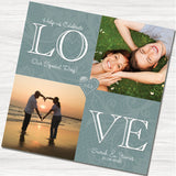 Love Always Grey Evening Invitation