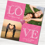 Love Always Pink Evening Invitation