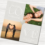 Love Always Silver Evening Invitation