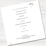 Script Evening Wedding Invitation - Inside