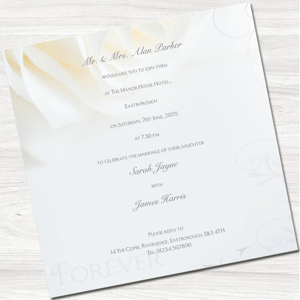 Together Wedding Evening Invitation - Inner