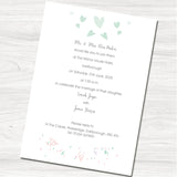 Happily Ever After Wedding Evening Invitation