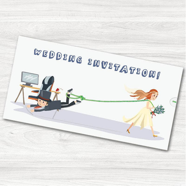 We're Getting Married Evening Invitation.