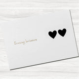 Ribbons Wedding Evening Invitation.