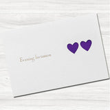 Ribbons Wedding Evening Invitation.