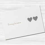 Ribbons Wedding Evening Invitation.