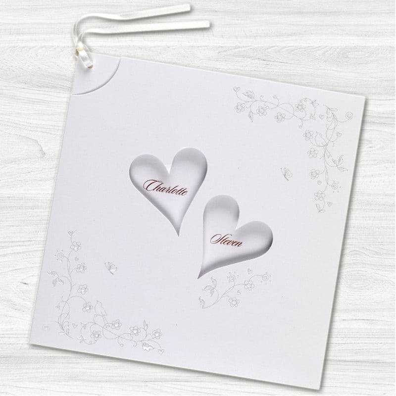 Love Is Wedding Evening Invitation.