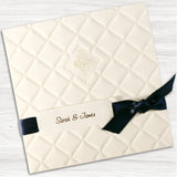 Quilted Wedding Evening Invitation.