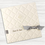 Quilted Wedding Evening Invitation.
