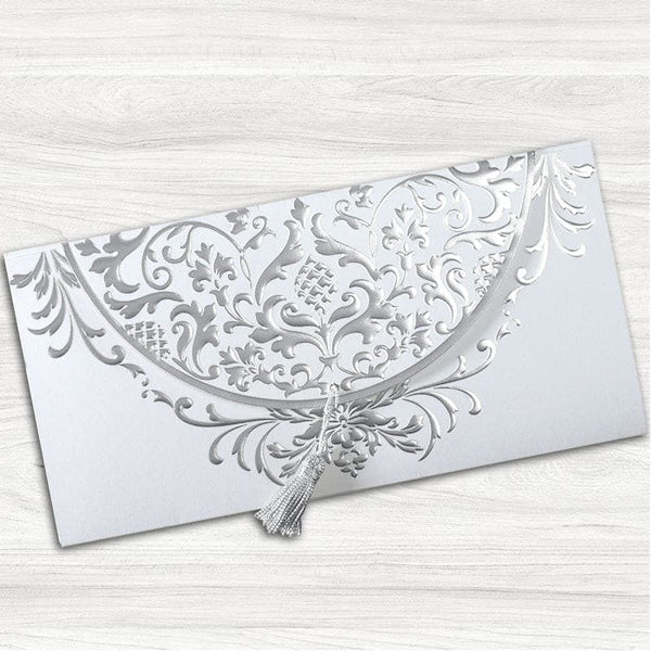 Damask Wedding Evening Invitation.