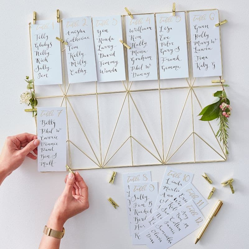 Wedding Table Plan Kit.