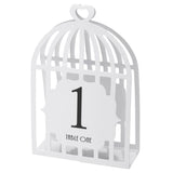 Bird Cage Laser Cut Table Numbers.