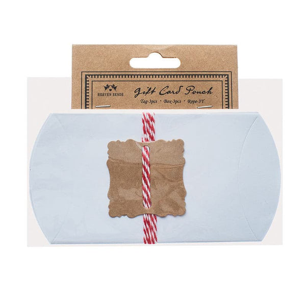 White Favour Box with Twine and Tag.