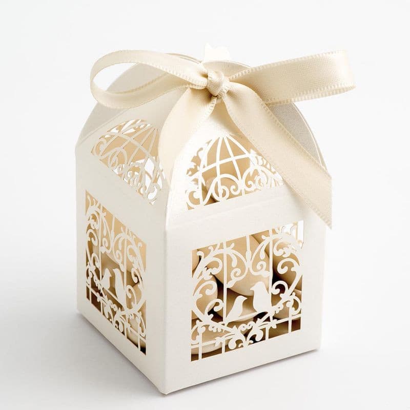 Filigree Bird Cage Favour Box.