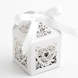 Filigree Heart Favour Box.