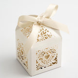 Filigree Heart Favour Box.