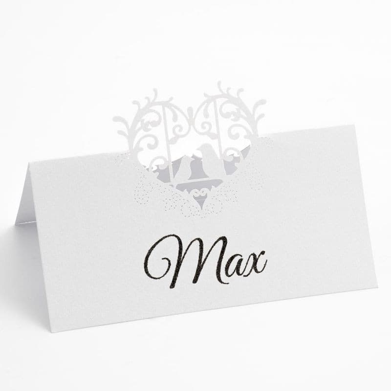 Filigree Bird Cage Place Card.