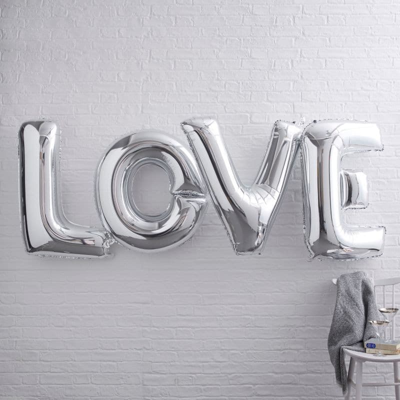 Large Foil Love Balloon.