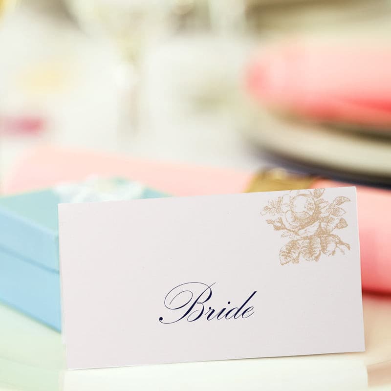 Bella Place Card.