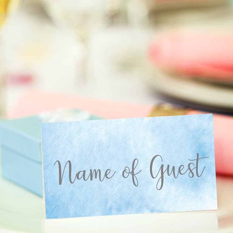 Lillie Mae Personalised Wedding Place Card.