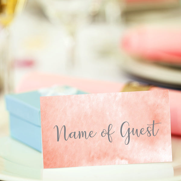 Lillie Mae Personalised Wedding Place Card.