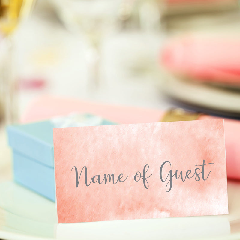 Lillie Mae Personalised Wedding Place Card.