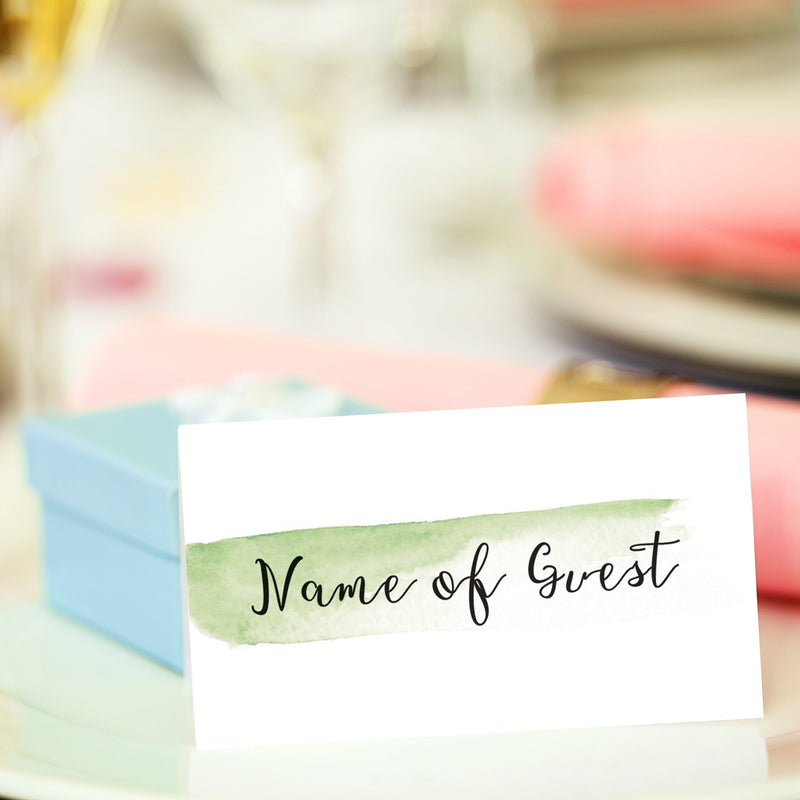 Fajrina Personalised Wedding Place Card.