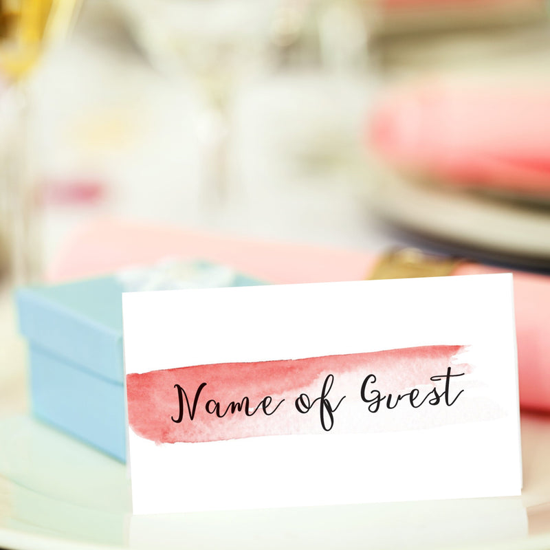 Fajrina Personalised Wedding Place Card.