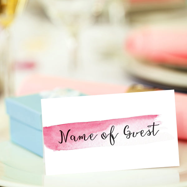 Fajrina Personalised Wedding Place Card.