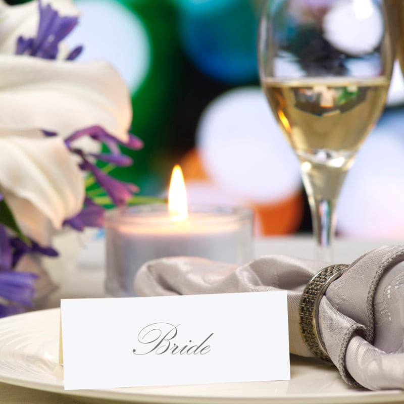 Smooth Place Cards.