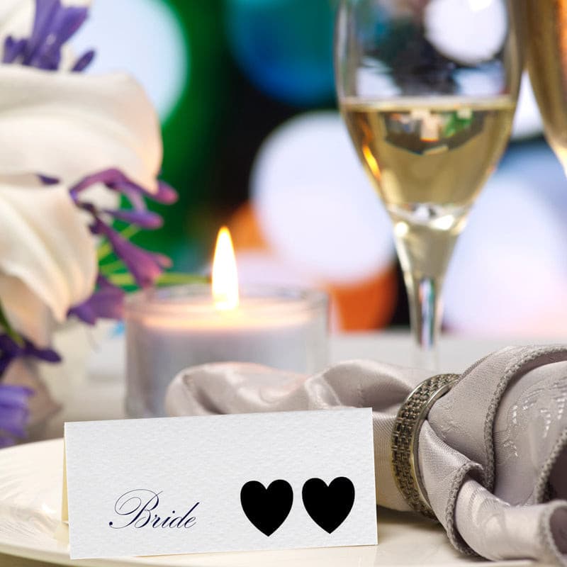 Ribbons Place Card.