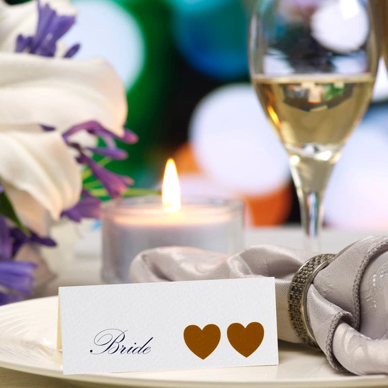 Ribbons Place Card.