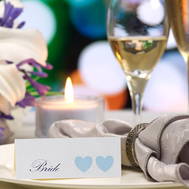 Ribbons Place Card.