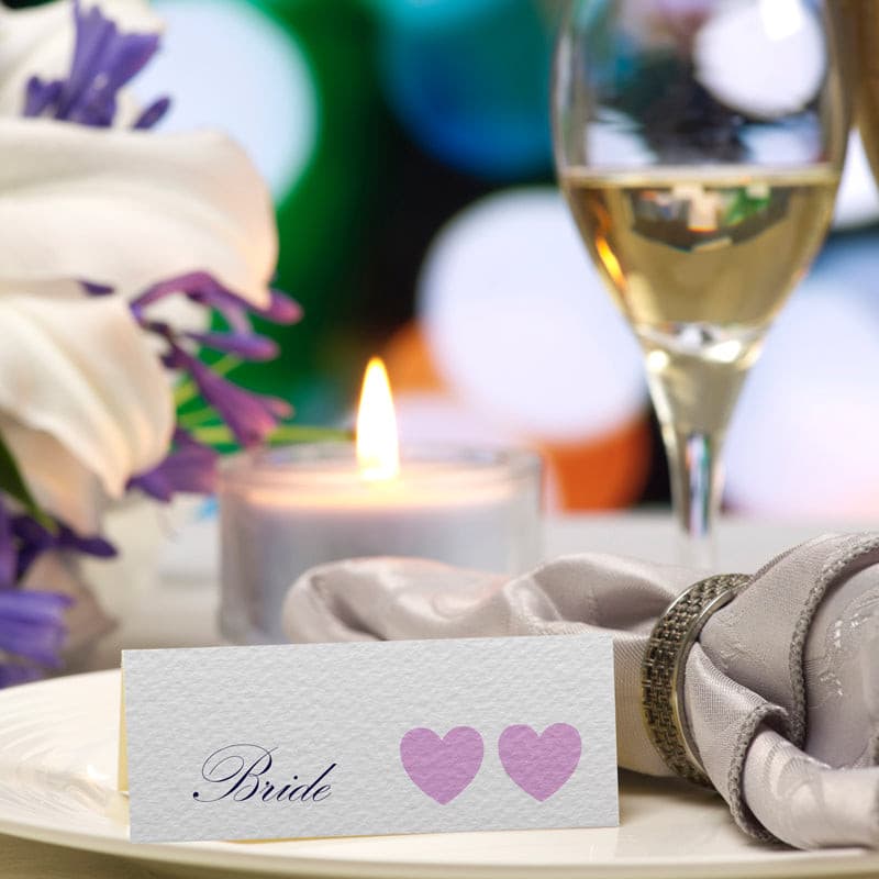 Ribbons Place Card.