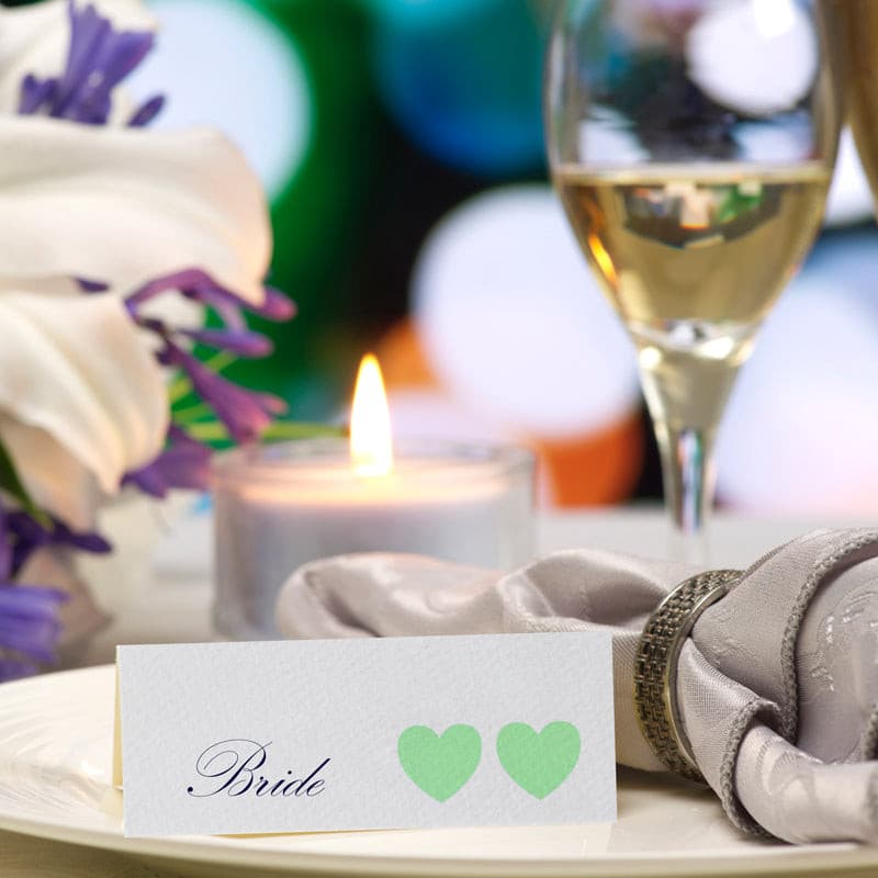 Ribbons Place Card.