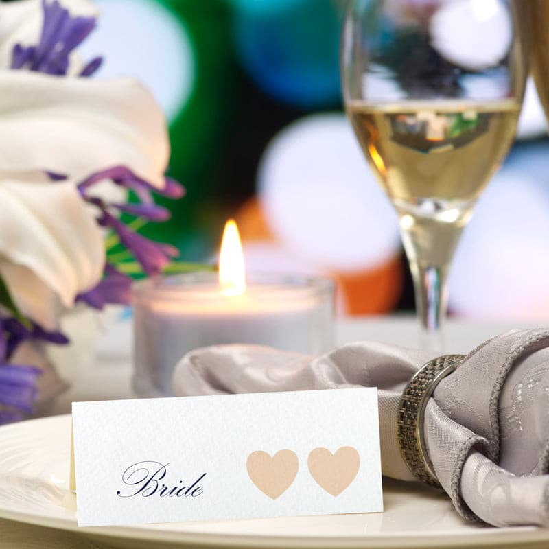 Ribbons Place Card.