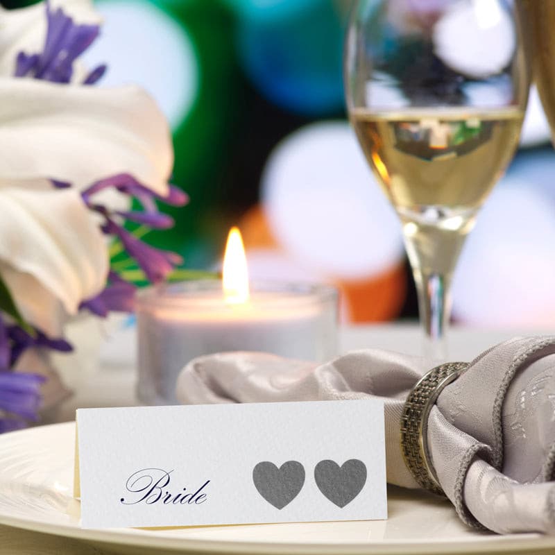 Ribbons Place Card.