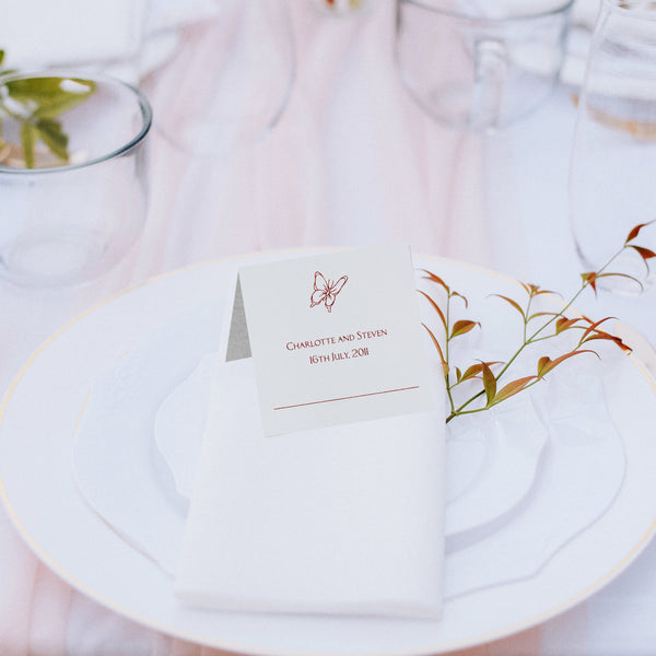 Personalised Place Card.