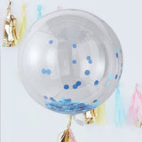 Large Confetti Orb Balloons.