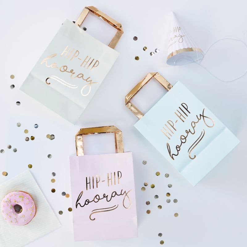 Hip Hip Hooray Gift Bags.
