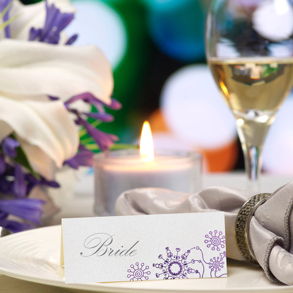 Amethyst Place Card.
