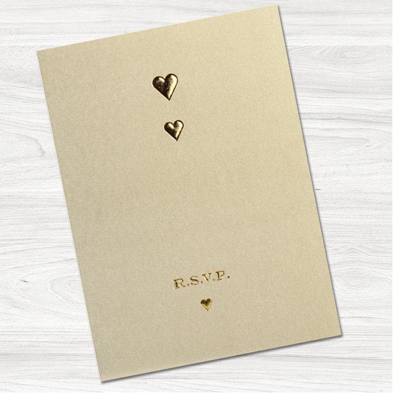 Golden Pocket Reply Card.