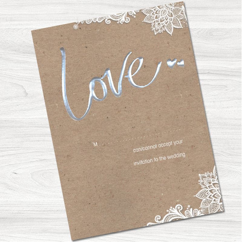 Love Reply Card.