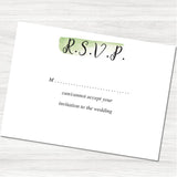 Fajrina Wedding Reply Card.